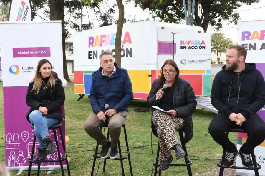 Rafaela en Acción: "es cercanía, escucha y diálogo con la ciudadanía" afirmó el Intendente Luis Castellano