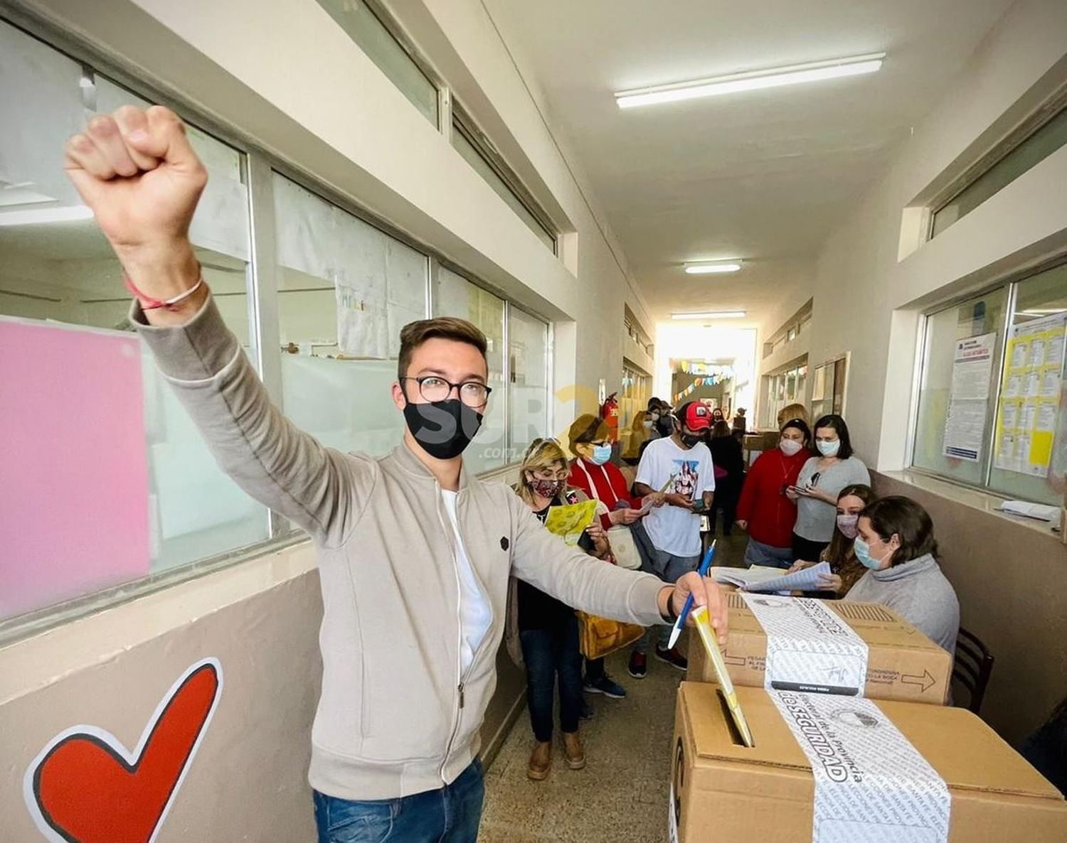 Bruno Taddia, tras votar: “Es muy interesante que la gente pueda manifestarse”