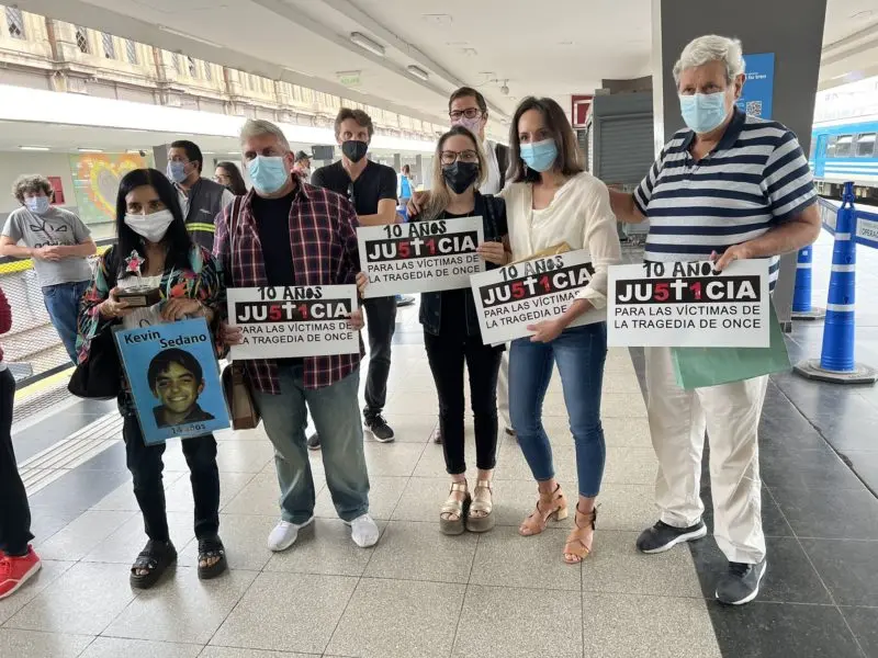 A 10 años de la tragedia de Once, sobrevivientes y familiares reclaman Justicia por las víctimas