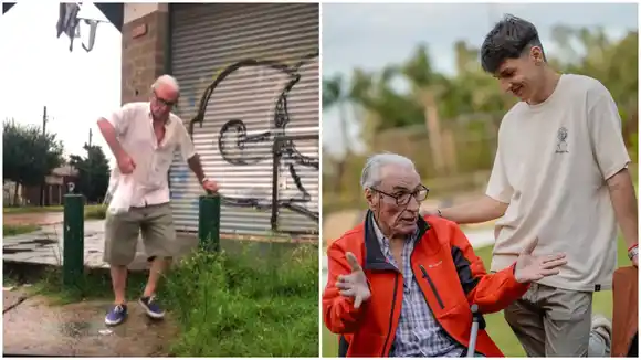 Murió "el Vasquito", el abuelo de San Vicente que en 2018 conmovió al país en un video viral junto a su nieto