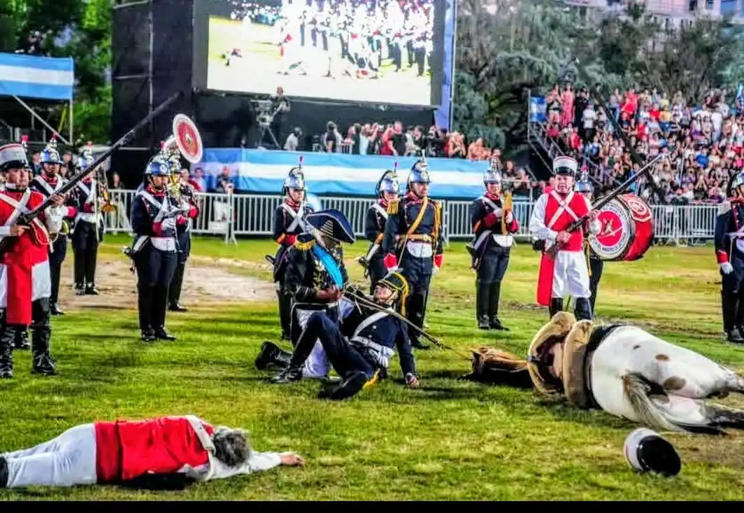Pasquini y el momento de la caída del caballo.