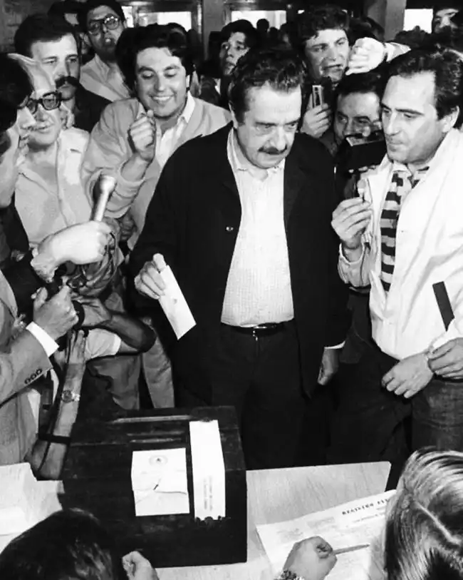 Este sábado se conmemoran en Chascomús los 39 años del triunfo de Raúl Alfonsín en las elecciones presidenciales de 1983