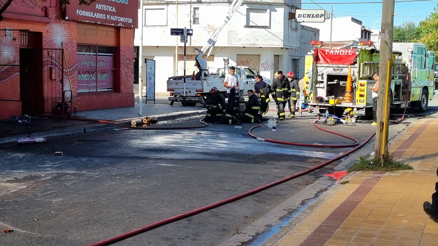 Incendio Papelera Menchon - 1