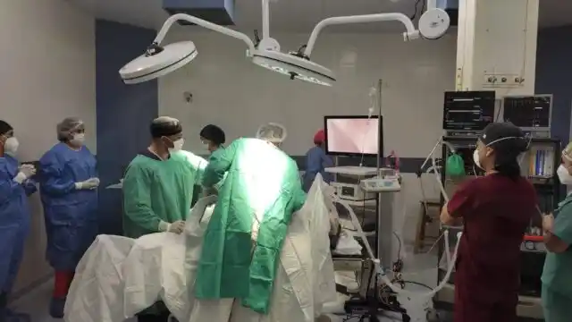 Con total éxito, se realizaron las primeras cirugías laparoscópicas en el hospital de Ingeniero Juárez