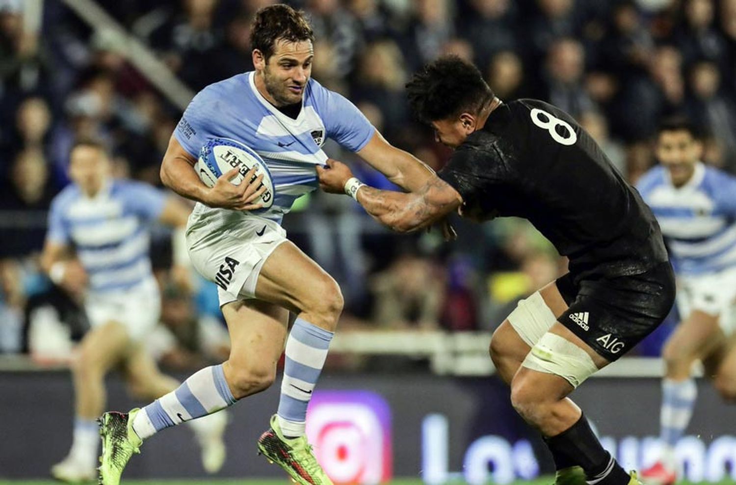 Los All Blacks fueron demasiado para Los Pumas