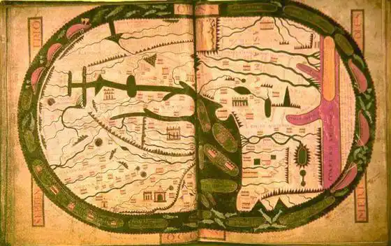 El norte no siempre estuvo arriba en los mapas