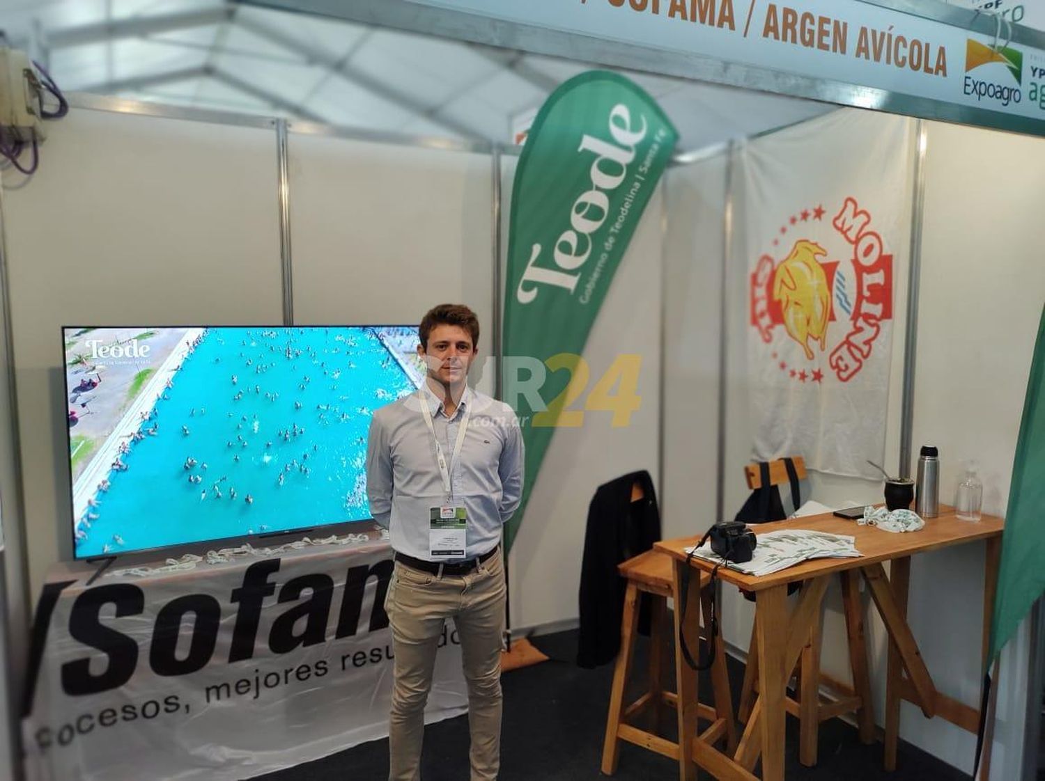 Joaquín Poleri en ExpoAgro: “Este es el motor productivo de la Argentina y Teodelina es parte” 