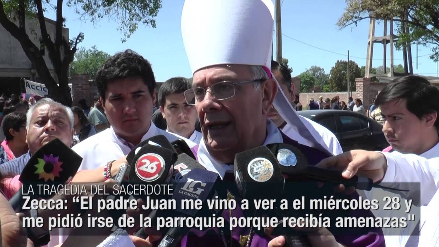 Una multitud despidió al cura Juan Viroche