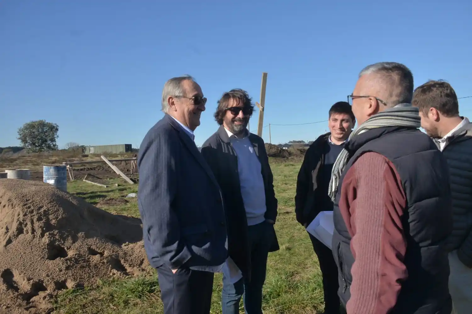 El Intendente recorrió las obras del predio de zoonosis.