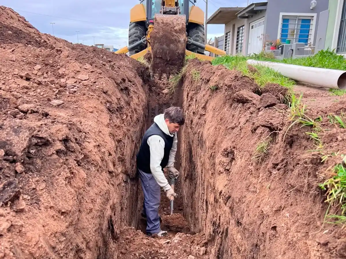 Zanjeo. Para una obra de extensión de cloacas