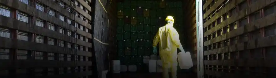 Reciben bidones de agroquímicos