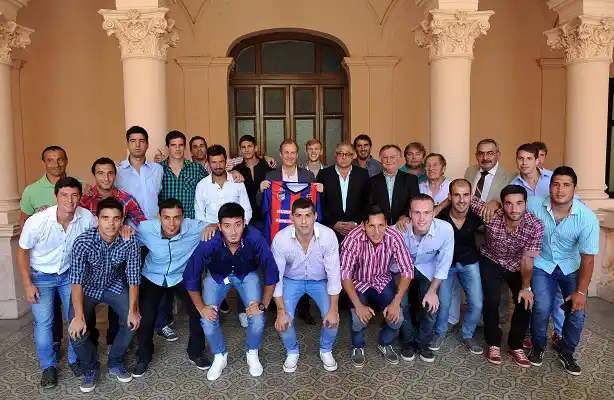 Bordet recibió a los integrantes del Depro tras el ascenso al Federal A