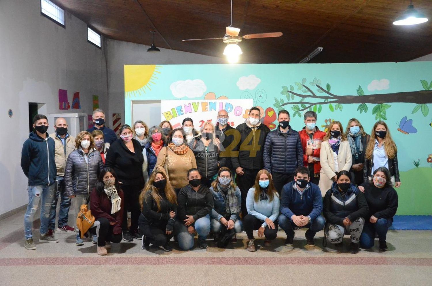 Primer curso de carpintería en el Hogar Pablo VI