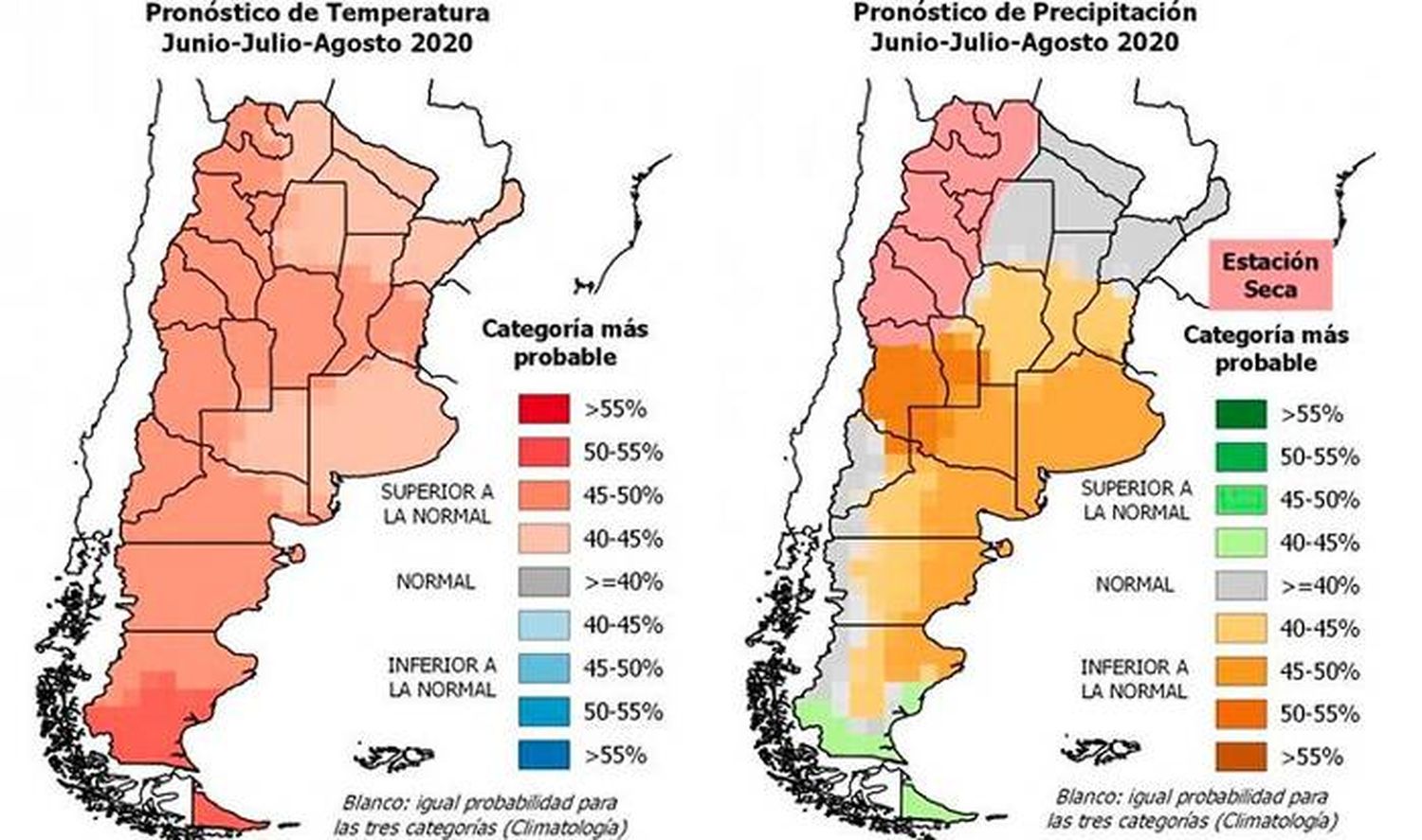 Lluvias y temperaturas:  Qué se pronostica para el  trimestre que empieza hoy