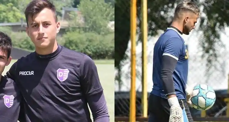 Diego Pérez y Julián Cappelletti, dos jóvenes arqueros que buscan ganarse un lugar en la Primera Nacional