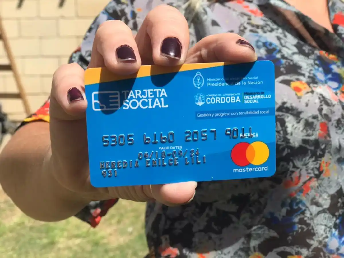 Tarjeta Social: desde el martes se acredita el monto de julio