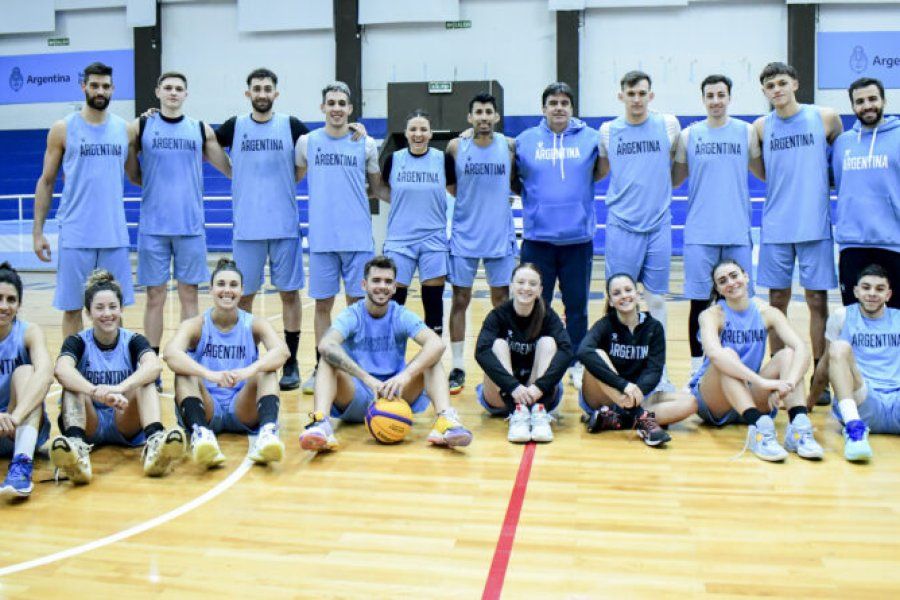 Delfina Gentinetta concentra con la Selección Argentina 3×3