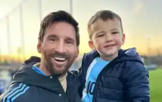 Lionel Messi cumplió el sueño de Luca Cubero, hijo de Fabián Cubero y Mica Viciconte, al recibirlo en la concentración de la Selección Argentina