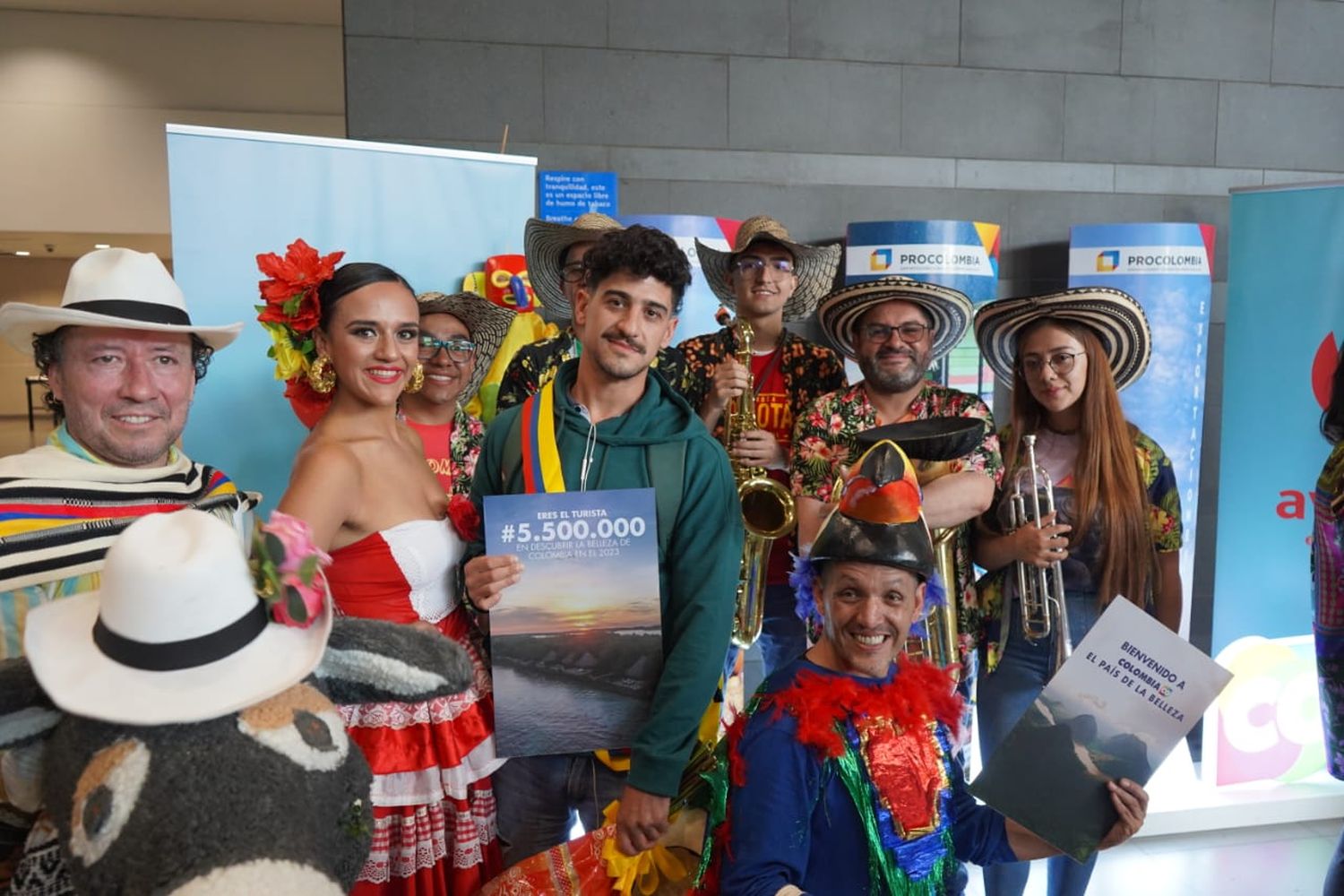 Colombia recibió en El Dorado a su turista internacional número 5.500.000