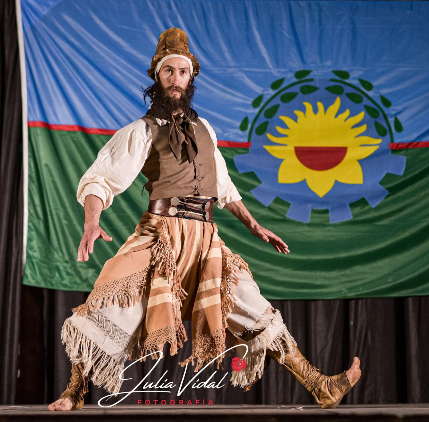 Sergio Migón abrazó el folklore en La Movediza y hoy es campeón bonaerense de malambo