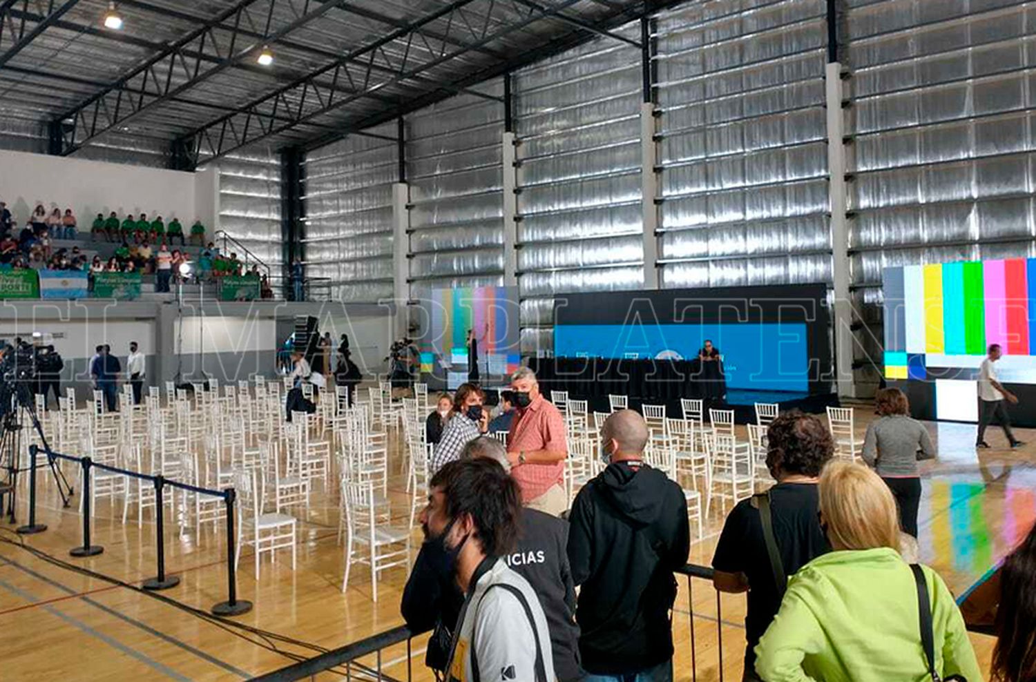 Katopodis en la inauguración del Polideportivo: "Esto era un elefante blanco y ahora nos ocupamos de terminar las obras"