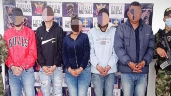 HACIENDO DE LAS SUYAS capturan a 5 miembros del Tren de Aragua en Bogotá