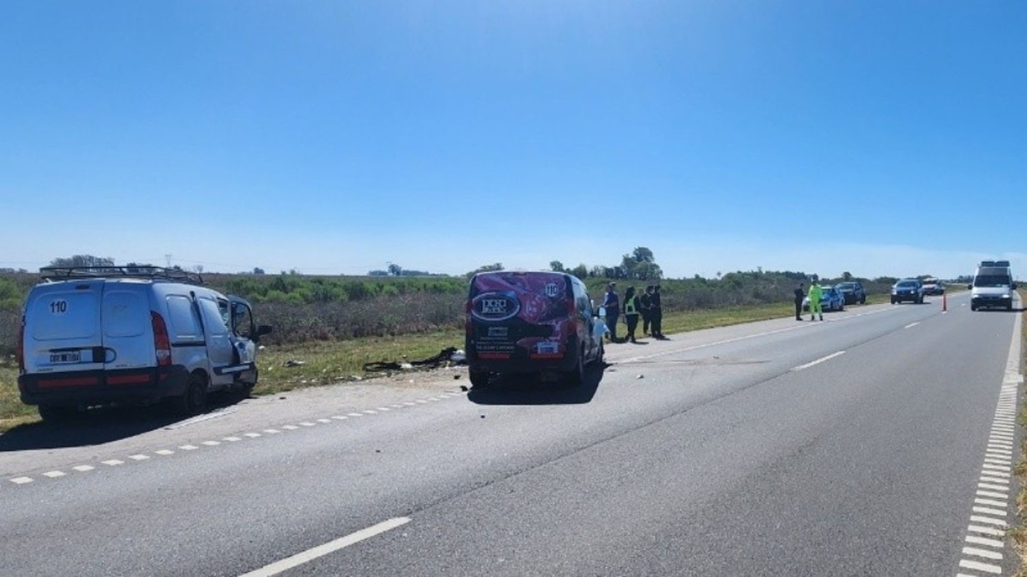 Autopista Rosario-Santa Fe: tres personas murieron en un violento choque frontal