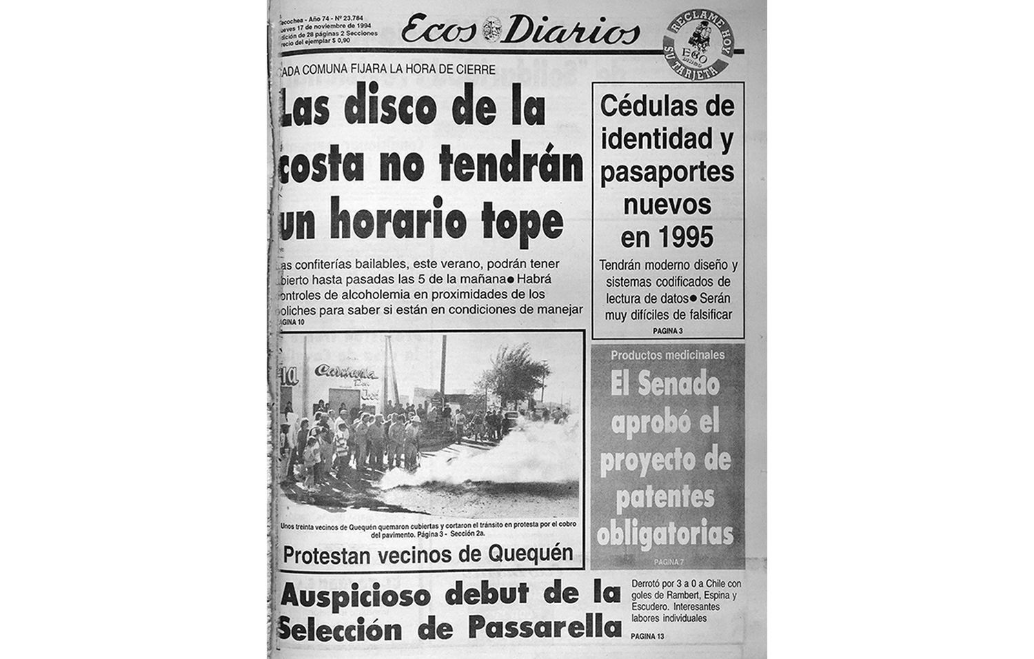 Jueves 17 de noviembre de 1994