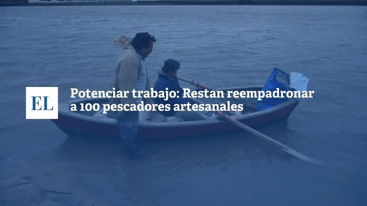 Potenciar Trabajo: restan reempadronar a 100 pescadores artesanales