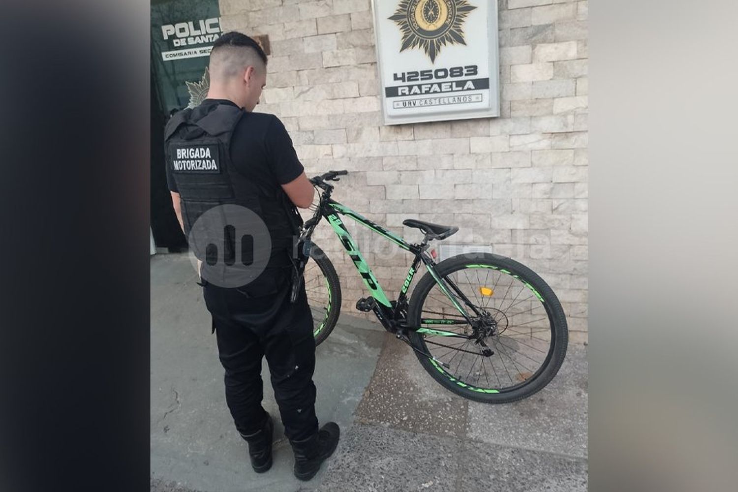 La GUR encontró una bici descartada en barrio Pizzurno