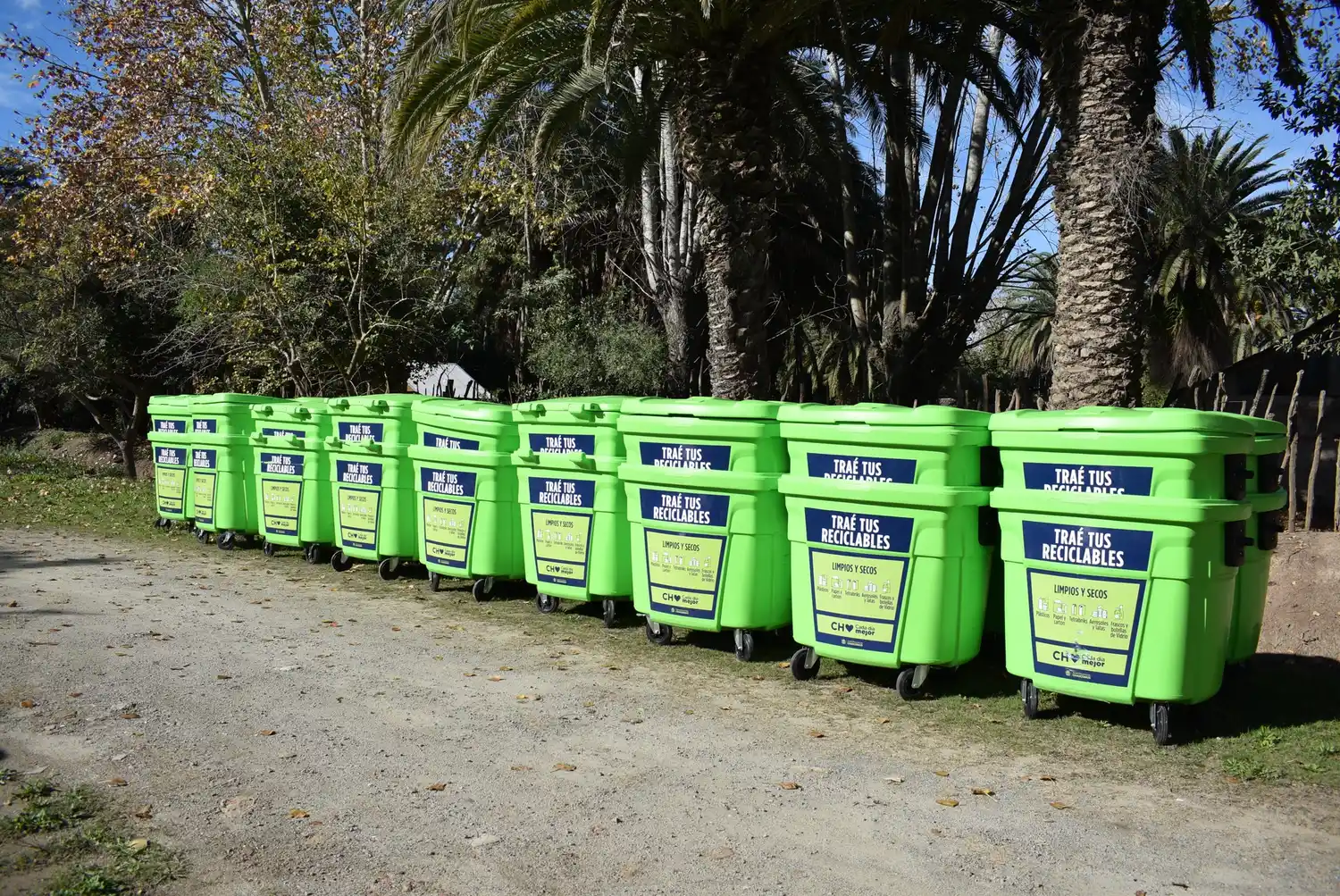 Instalarán nuevos contenedores para residuos reciclables en Chascomús