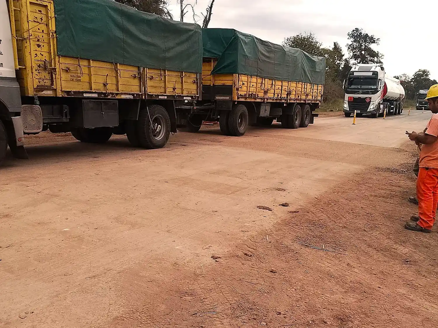 Después de algunos días de corte total, habilitaron el tránsito en la Ruta Nacional 34 entre Arrufó y Ceres