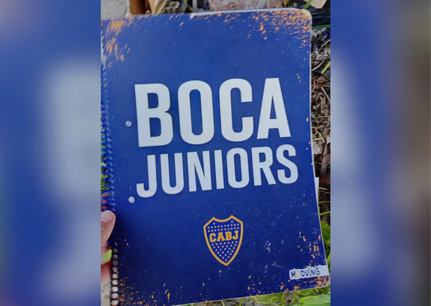 Encontraron cuadernillo de Boca Juniors