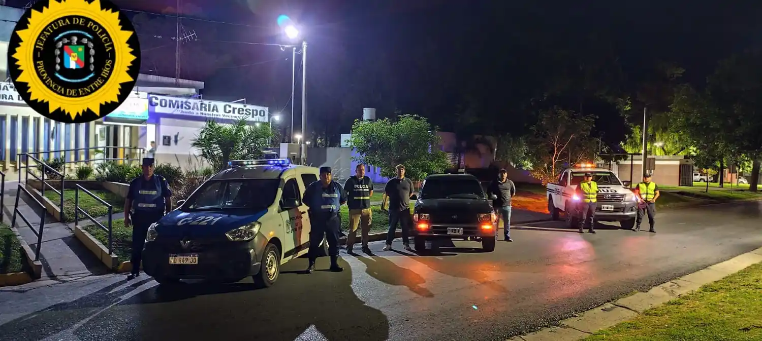 Crespo: secuestran 11 motos y 5 autos durante operativos de tránsito del fin de semana