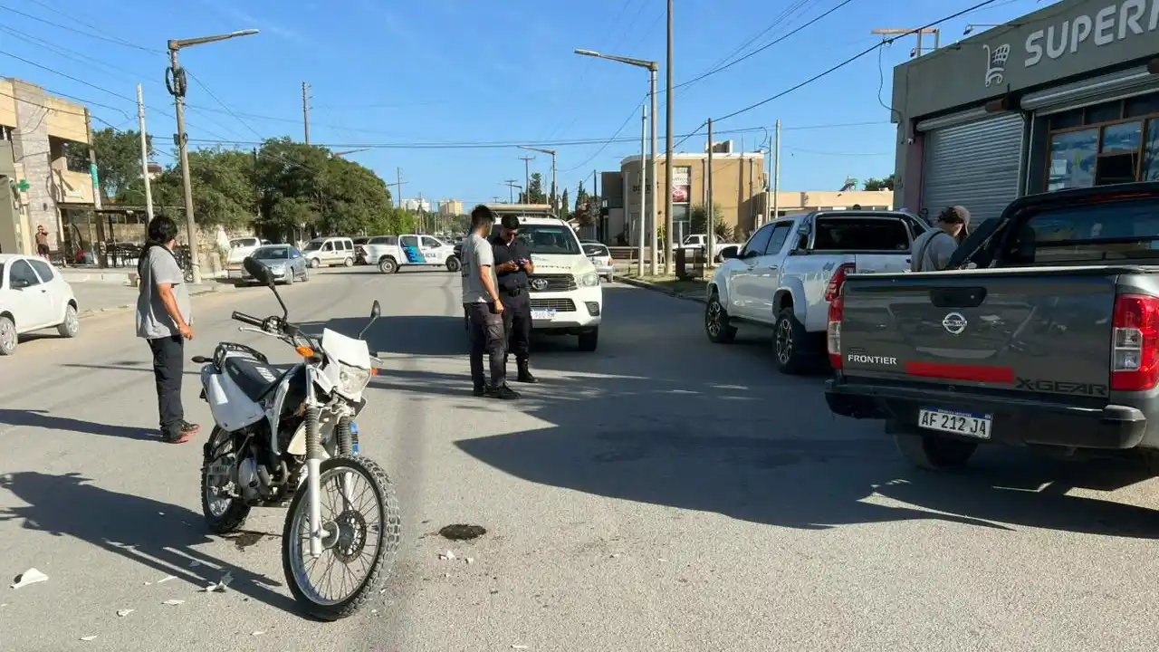 Accidente de tránsito en avenida 91 entre 36 y 38: un motociclista resultó lesionado