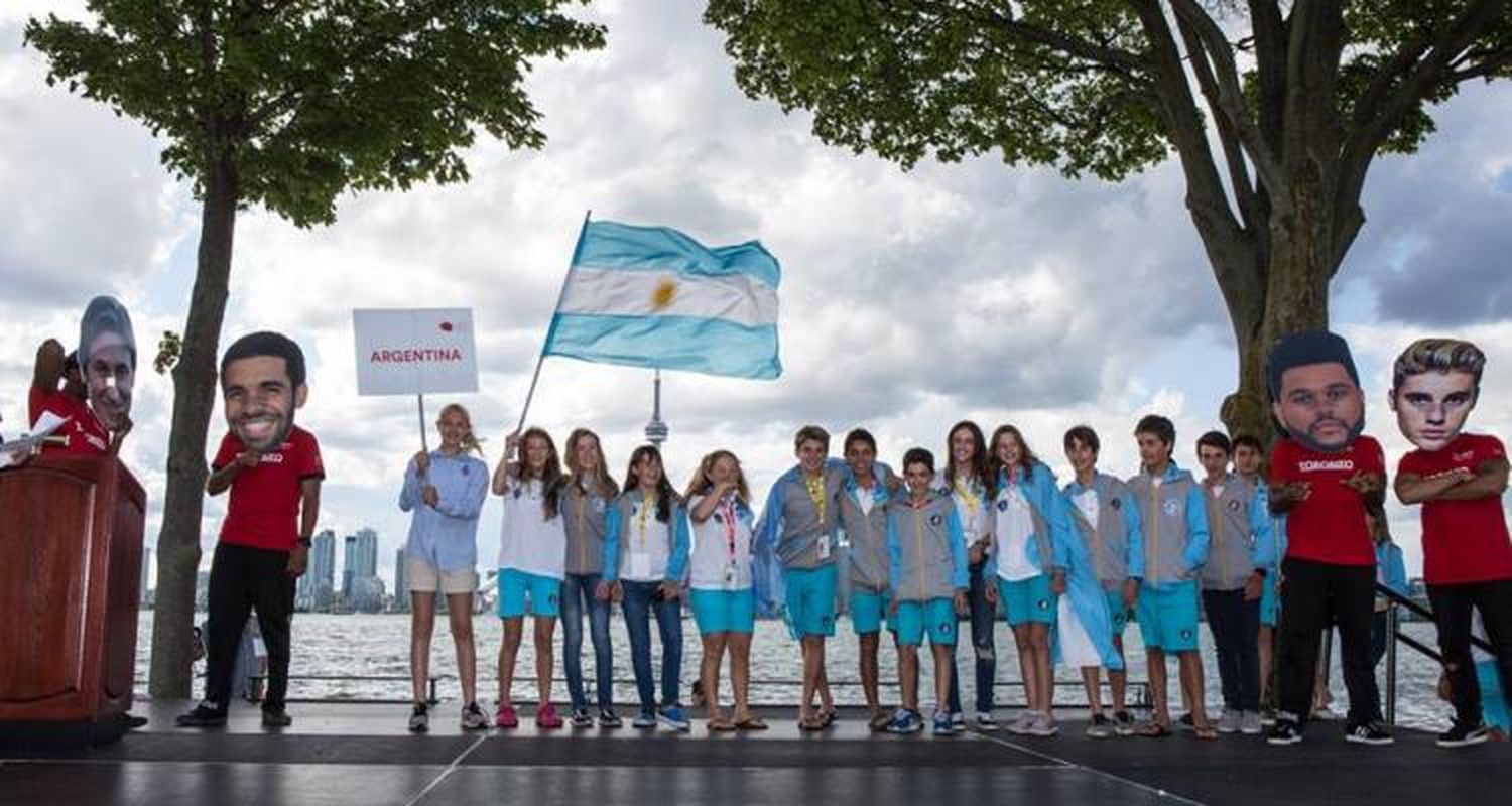 Sciarra, Muscia y Moretti inician su participación en el Norteamericano de Optimist en Canadá