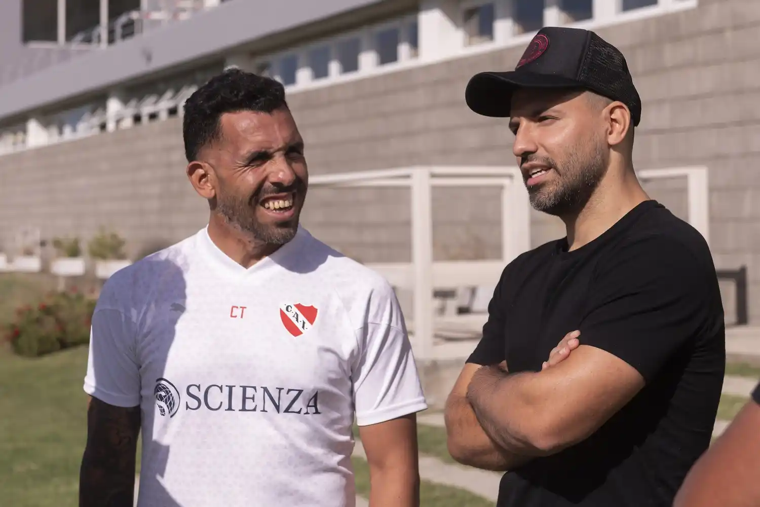 Carlos Tévez y Sergio Agüero