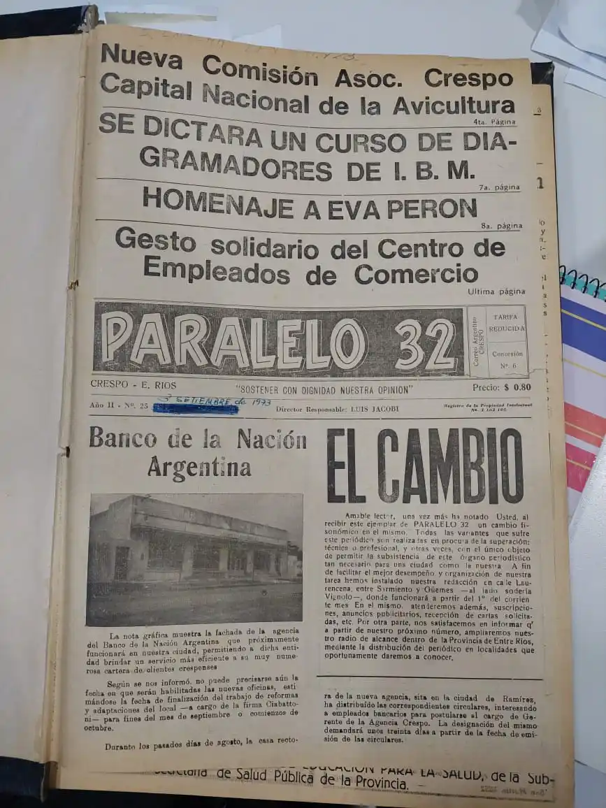 Banco Nación en Paralelo 32 comienza la historia