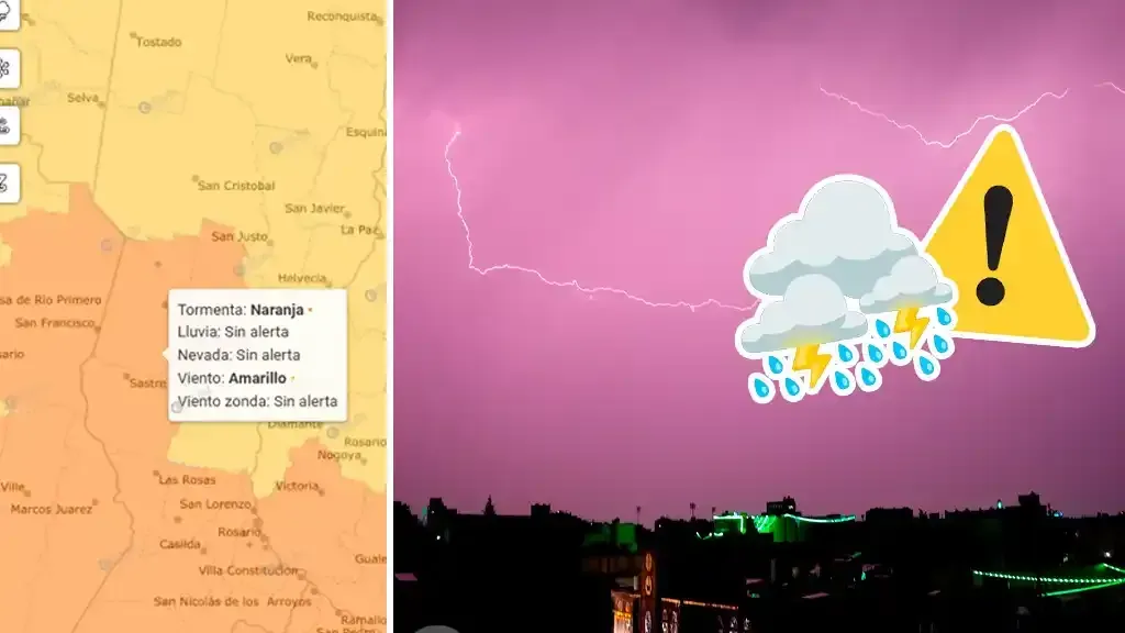 Actualización: Alerta por tormenta para nuestra zona