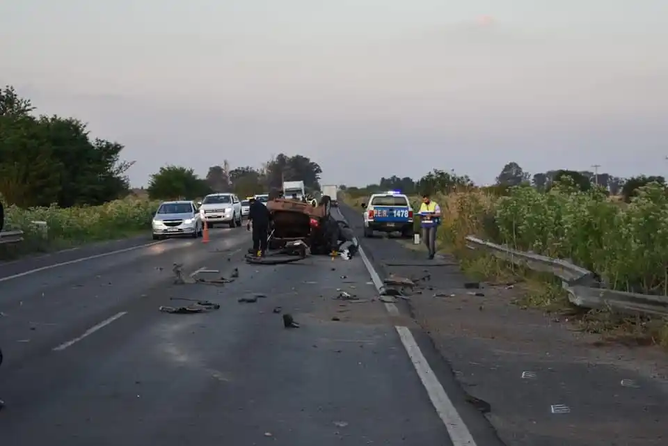 Despiste y vuelco sobre la Ruta Provincial 26