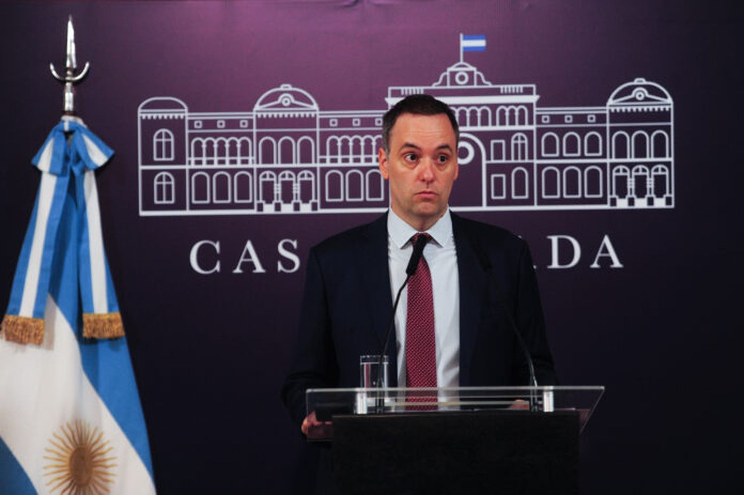 El vocero presidencial, Manuel Adorni.