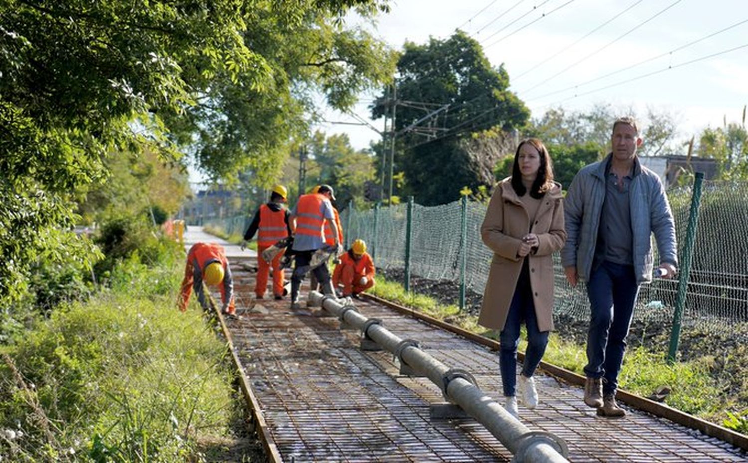 Martínez sobre el nuevo sendero de la calle Ramseyer: "Queremos que los vecinos puedan caminar tranquilos"