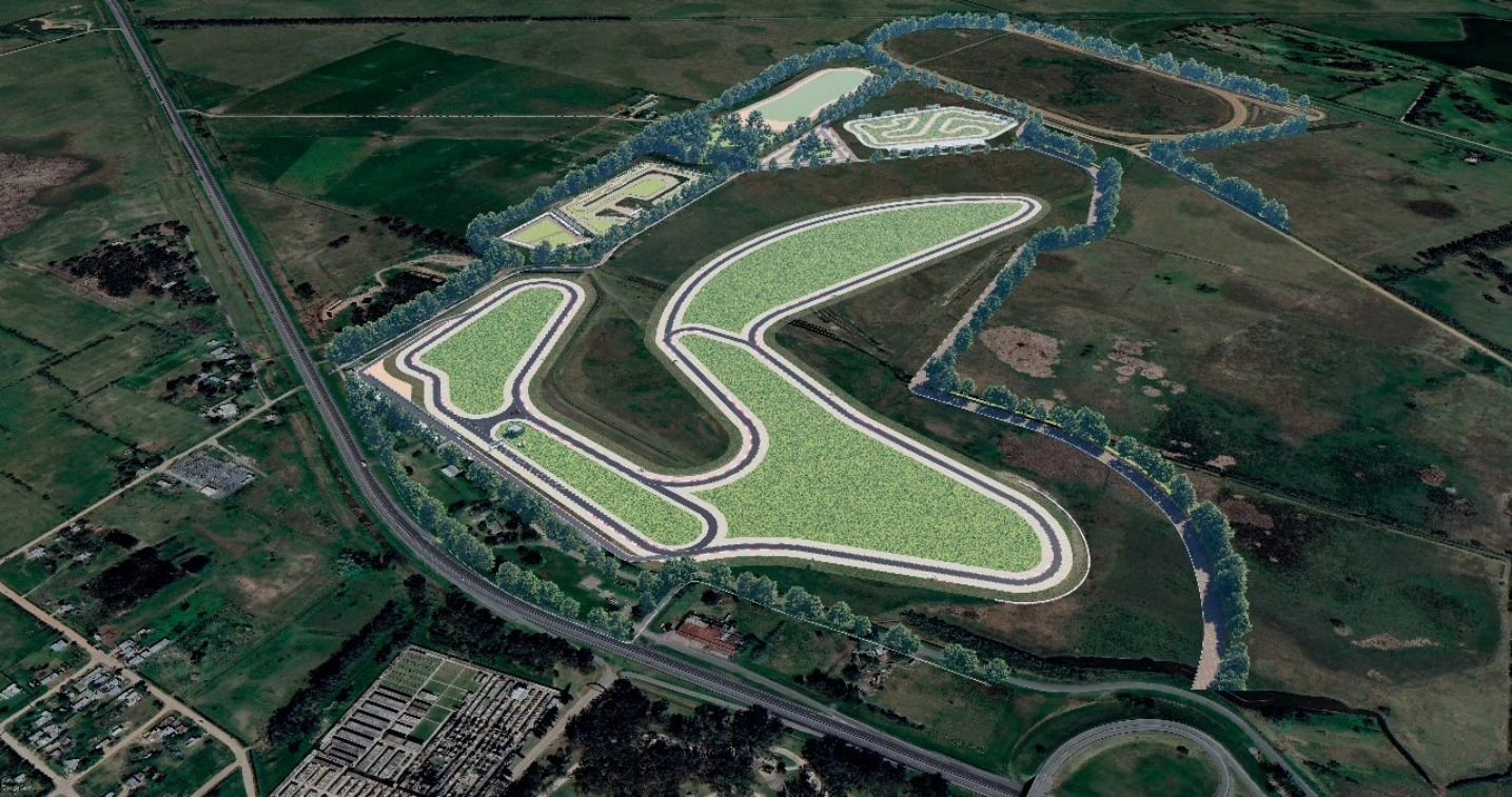 Obra de futuro autódromo de Dolores