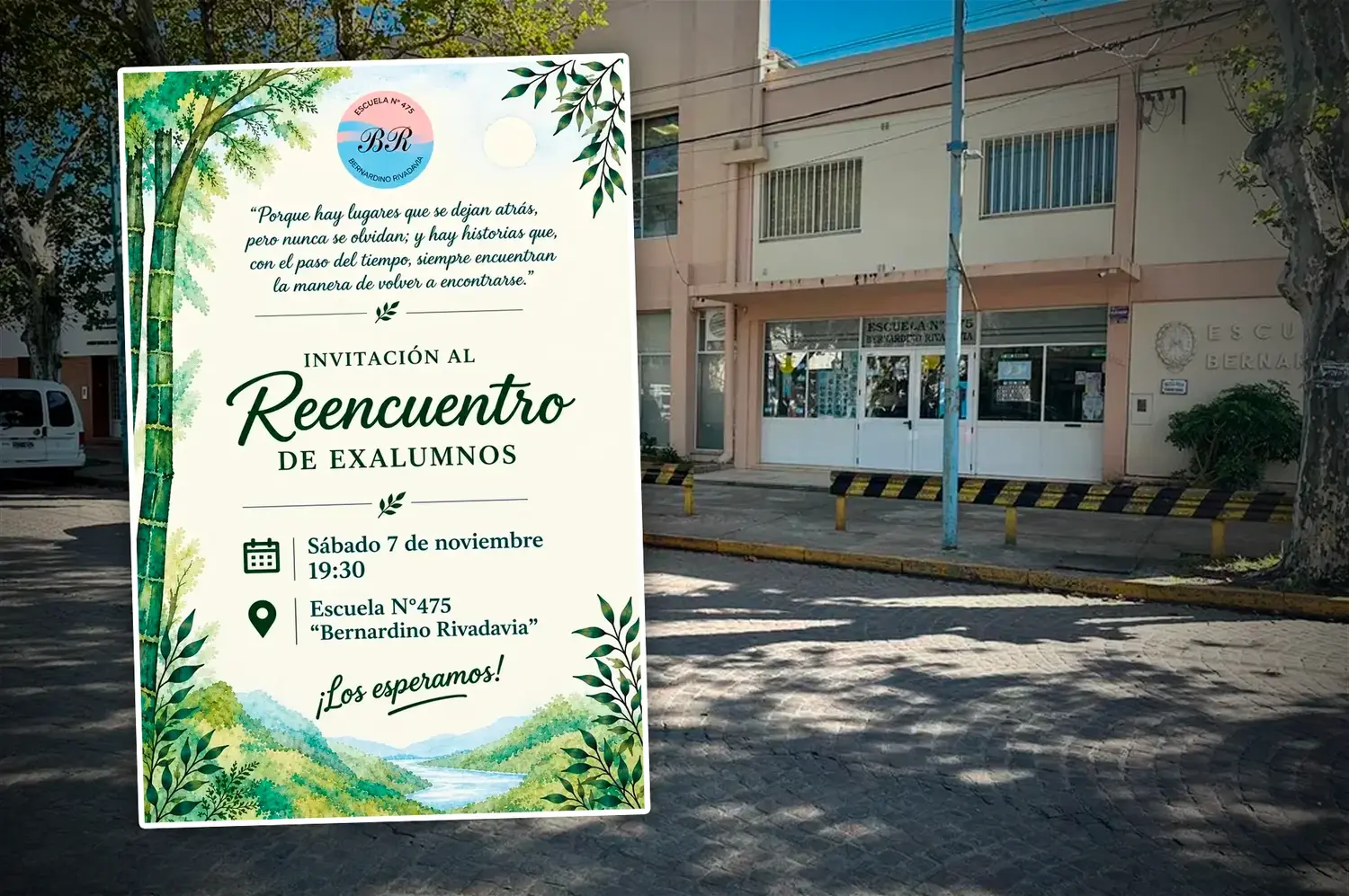 La Escuela Bernardino Rivadavia convocó a sus exalumnos para celebrar las Bodas de Oro y Plata