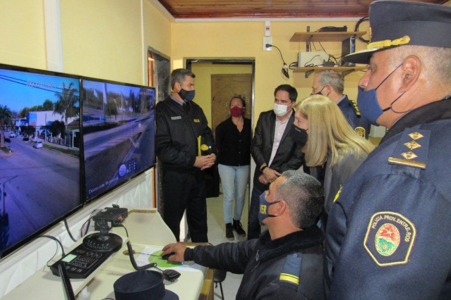 Larroque: colocarán más cámaras de videovigilancia