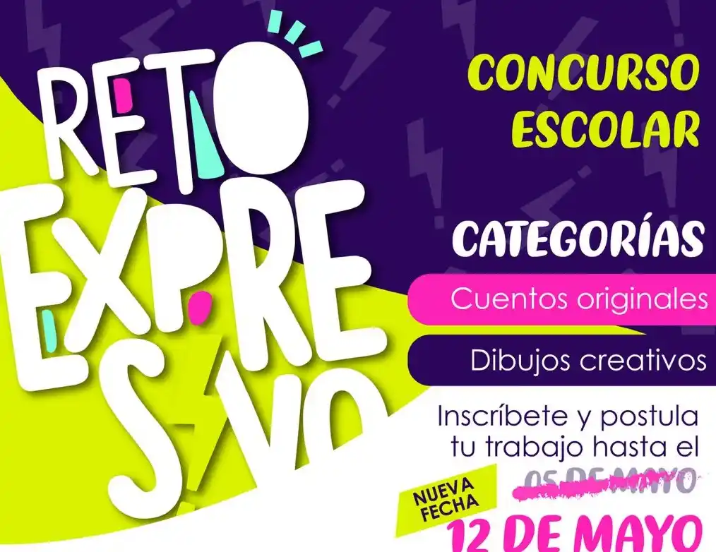 ¡ATENCIÓN MUCHACHOS CON DOTES PARA EL DIBUJO Y LA ESCRITURA! Hasta el domingo es el plazo para el 2do concurso Reto Expresivo