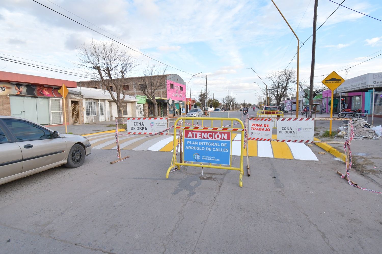 Seguridad vial: realizan mantenimiento de reductores de velocidad en el interprovincial