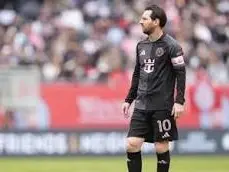 Messi presente en el empate de Inter Miami en Chicago.