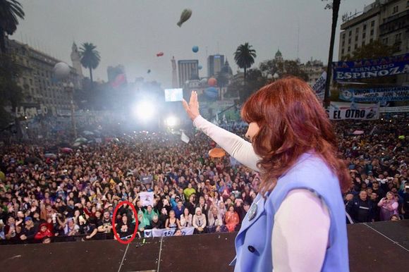 Tamara Vlaeminck, en primera fila en el acto de Cristina: “Para mí fue un privilegio y un honor”