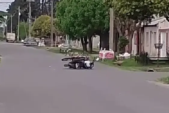 El accidente ocurrió este martes por la mañana.